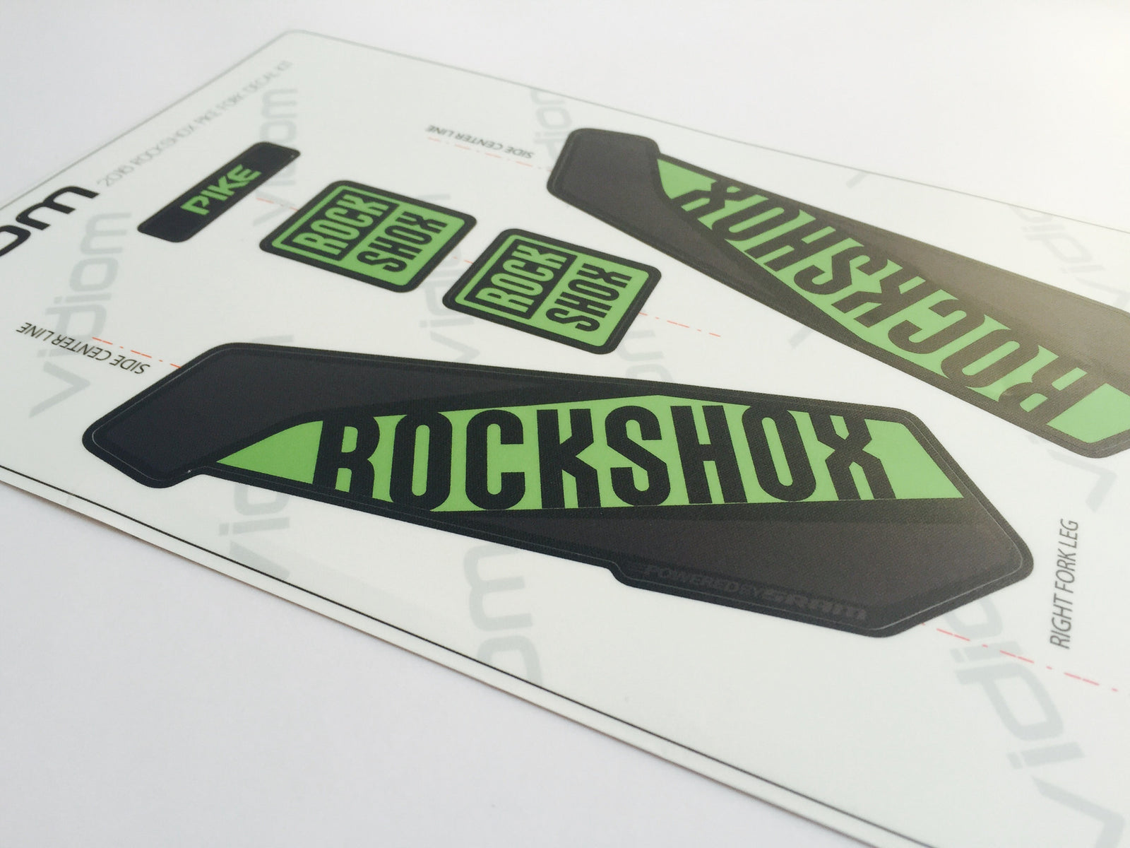 2016 Rockshox Pike Fork Decals