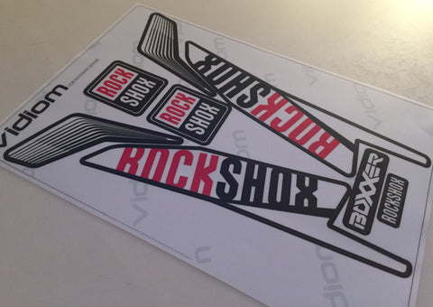 2016 Rockshox Lyrik Fork Decals