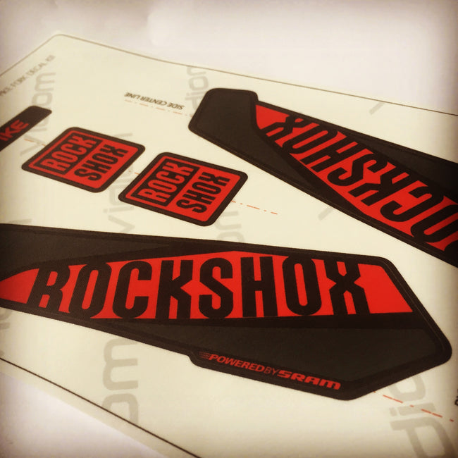 2016 Rockshox Pike Fork Decals