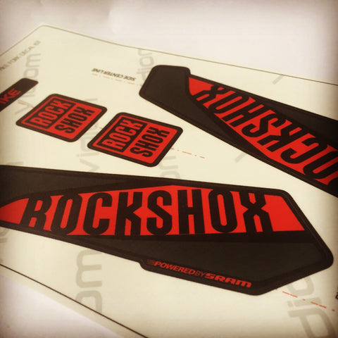2016 Rockshox Boxxer Fork Decals