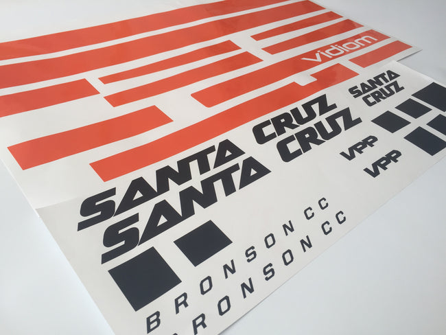 Santacruz Bronson CC 650b 2016 frame decal kit