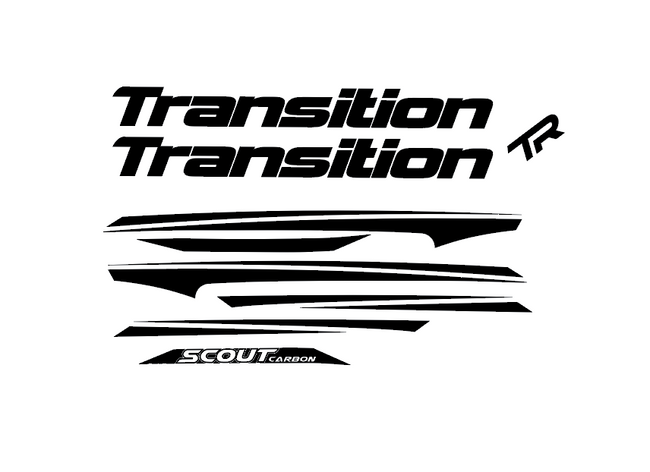 2017 Transition Scout Carbon Frame Decal Graphics Kit