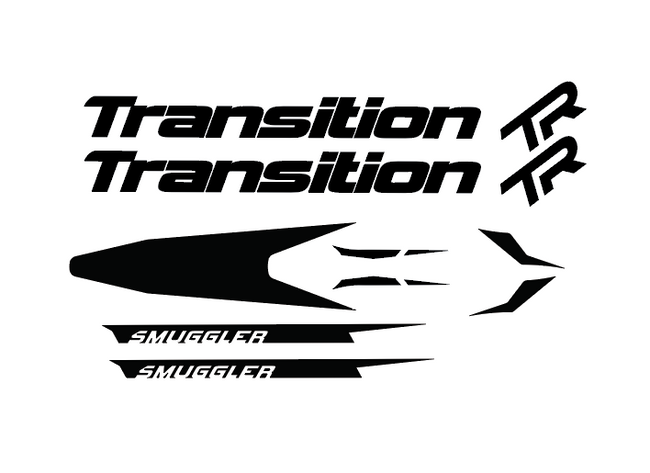 2018 Transition Smuggler Alloy Frame Decal Graphics Kit
