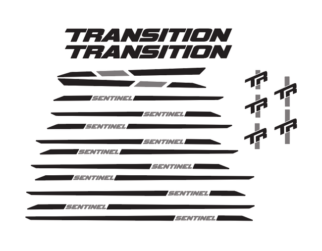 2022 Transition Sentinel Alloy Frame Decal Graphics Kit