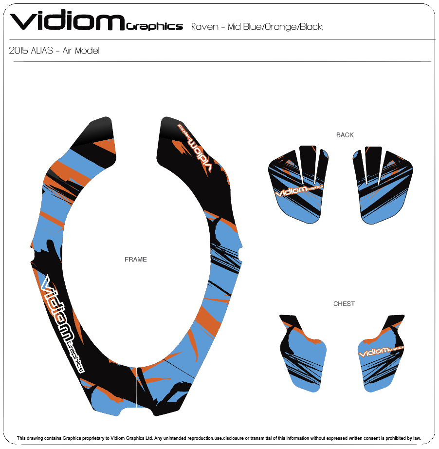 Atlas Neck Brace Raven Decal