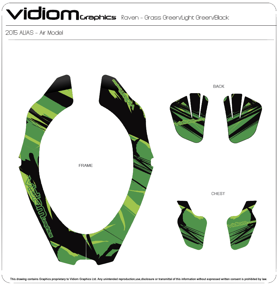Atlas Neck Brace Raven Decal