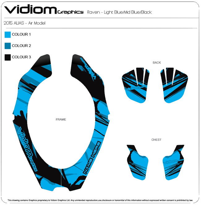 Atlas Neck Brace Raven Decal