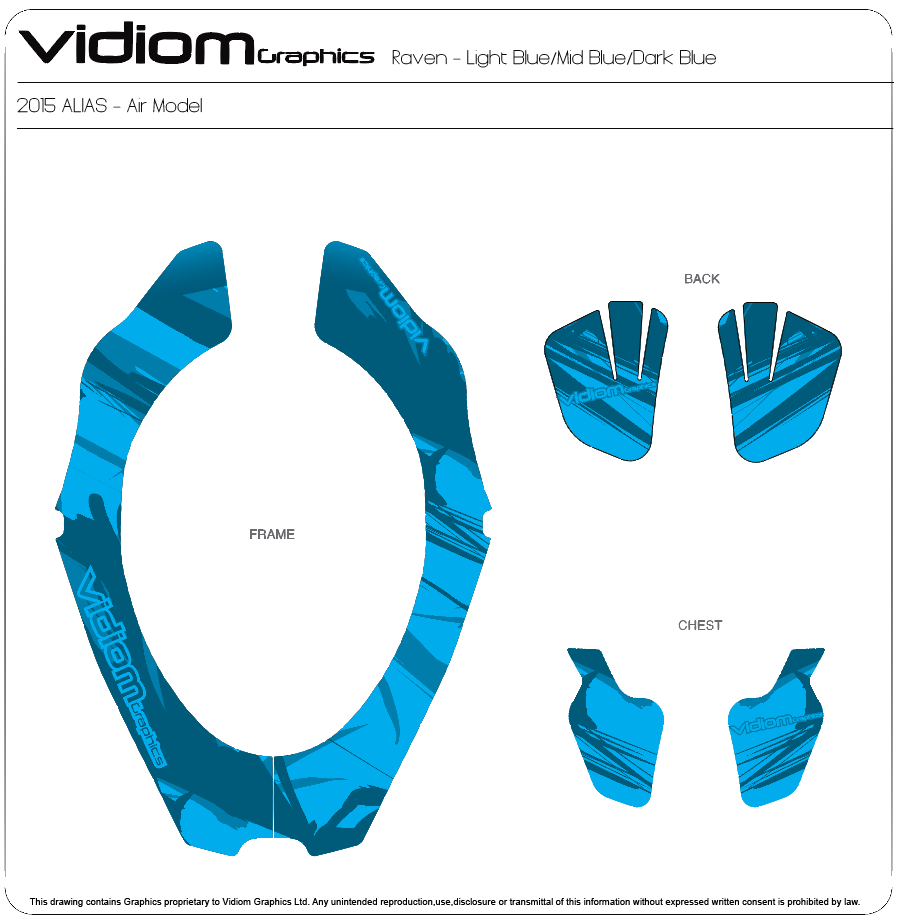Atlas Neck Brace Raven Decal