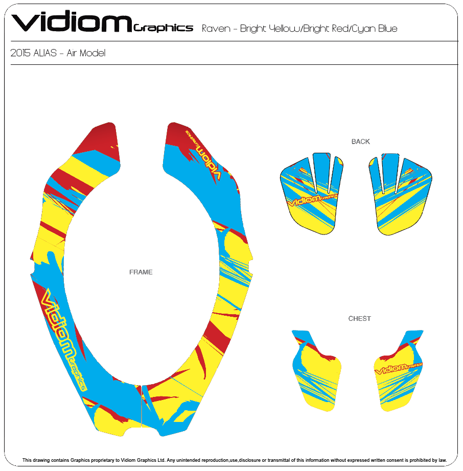 Atlas Neck Brace Raven Decal