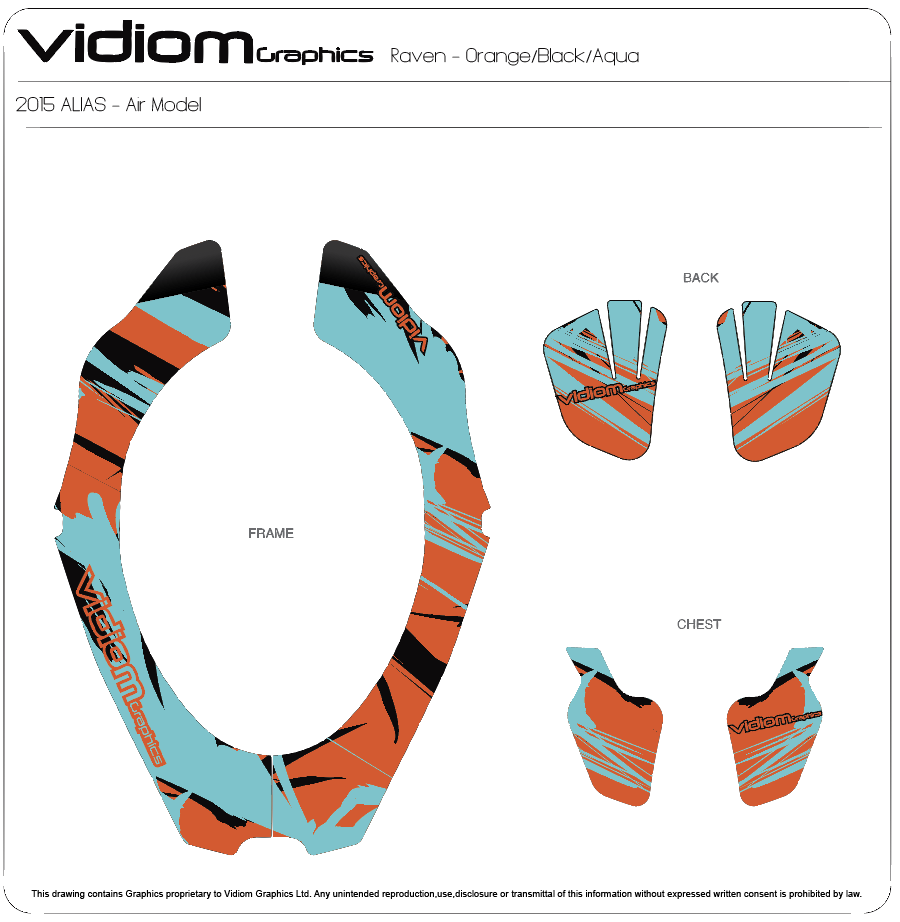 Atlas Neck Brace Raven Decal