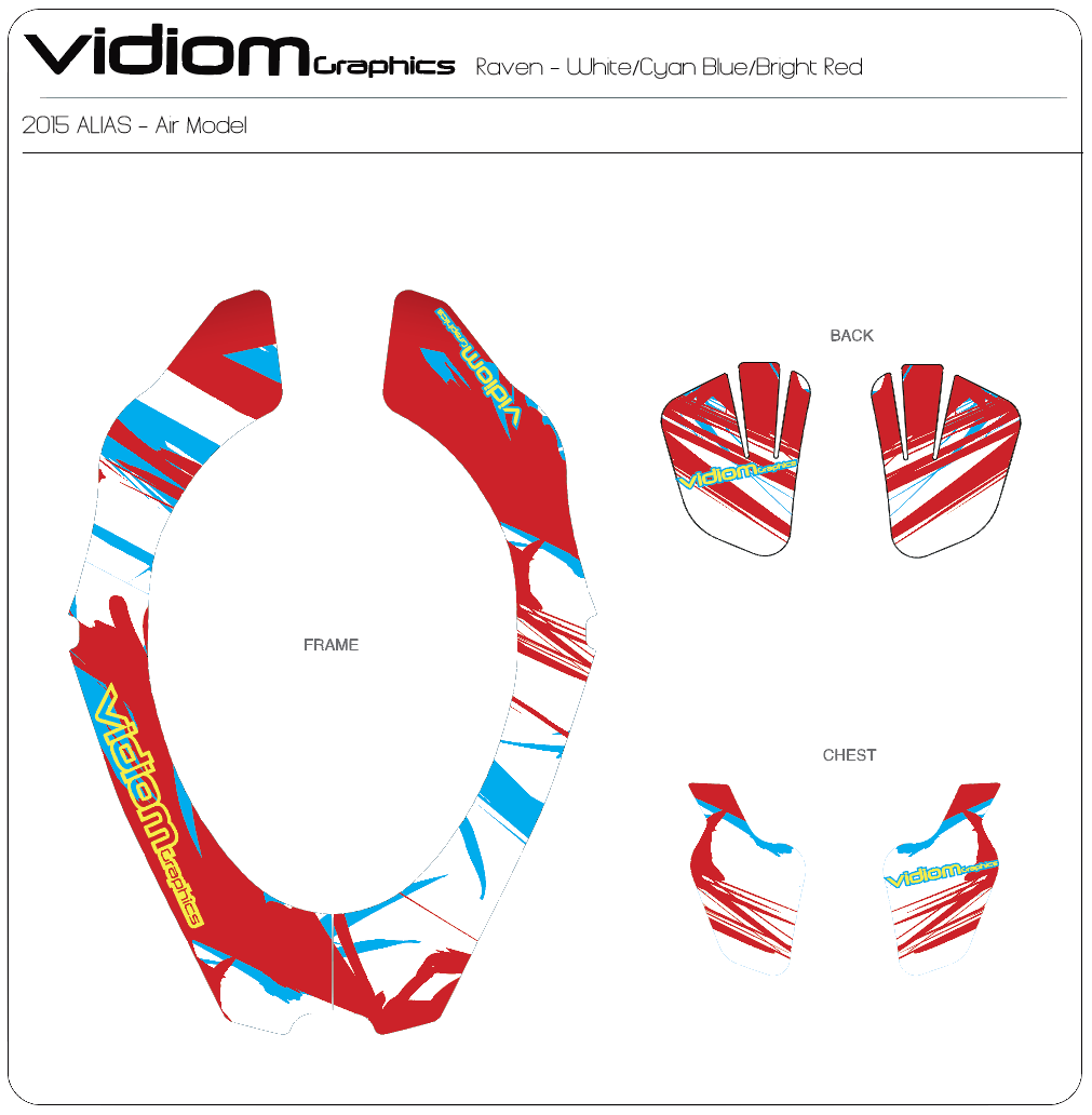Atlas Neck Brace Raven Decal