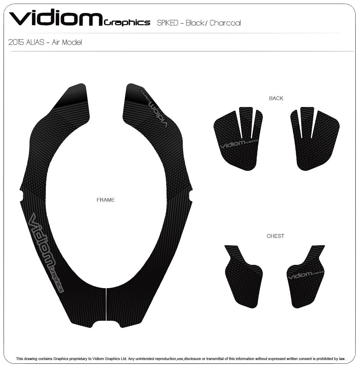 Atlas Neck Brace Spiked Decal