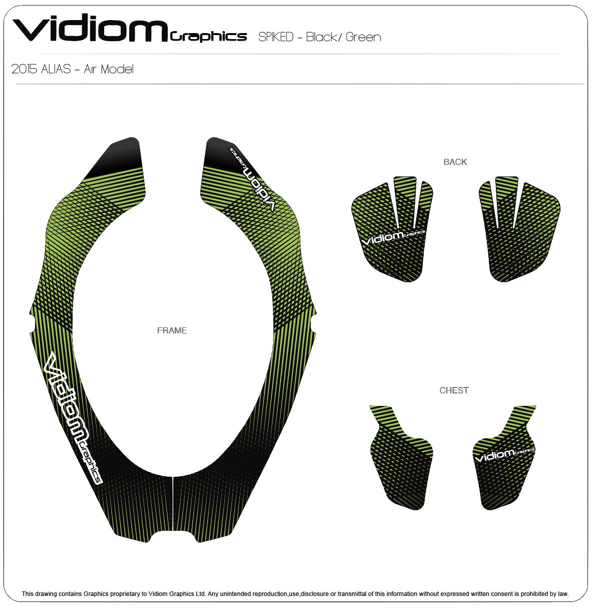 Atlas Neck Brace Spiked Decal