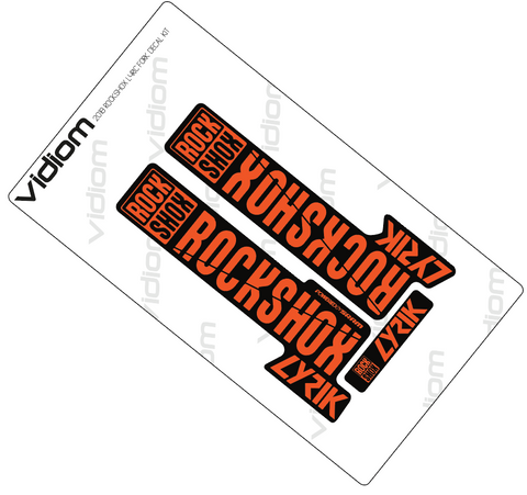 2016 Rockshox Boxxer Fork Decals