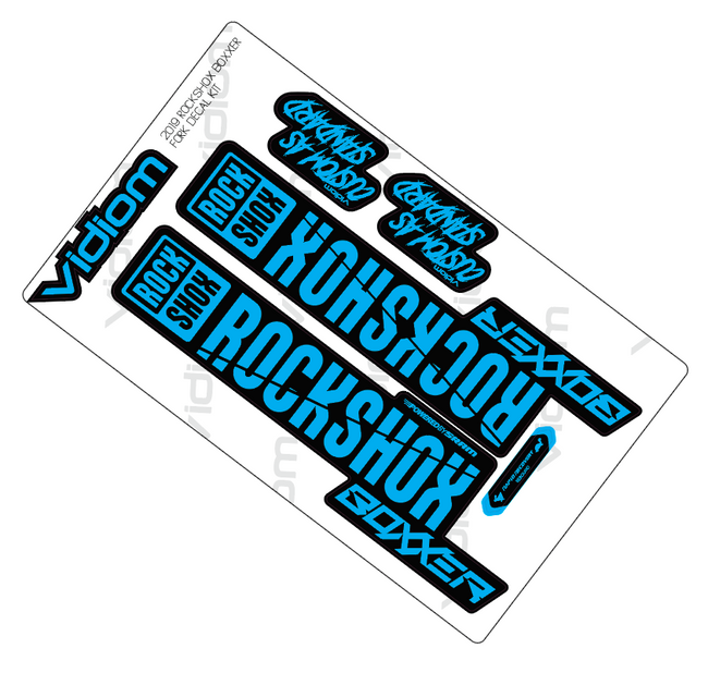 2019 Rockshox Boxxer Fork Decals